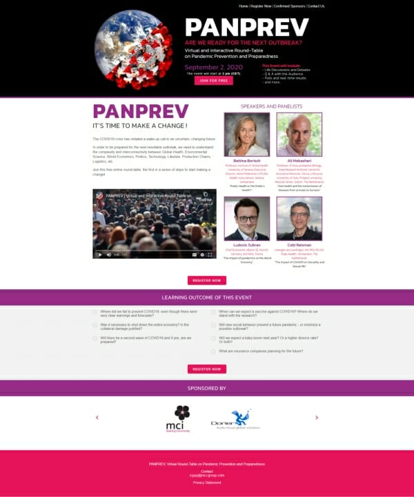 PANPREV Website
